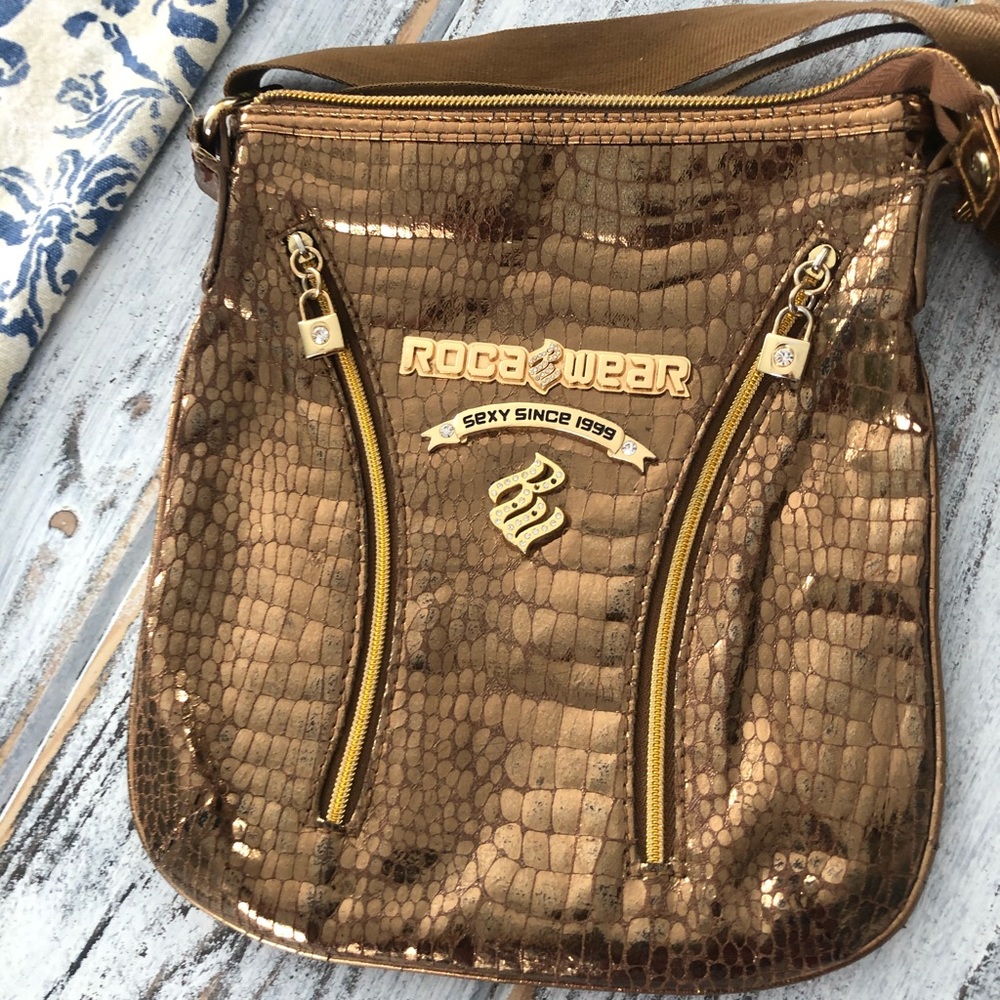 ROCA`WEAR GOLD HANDBAG